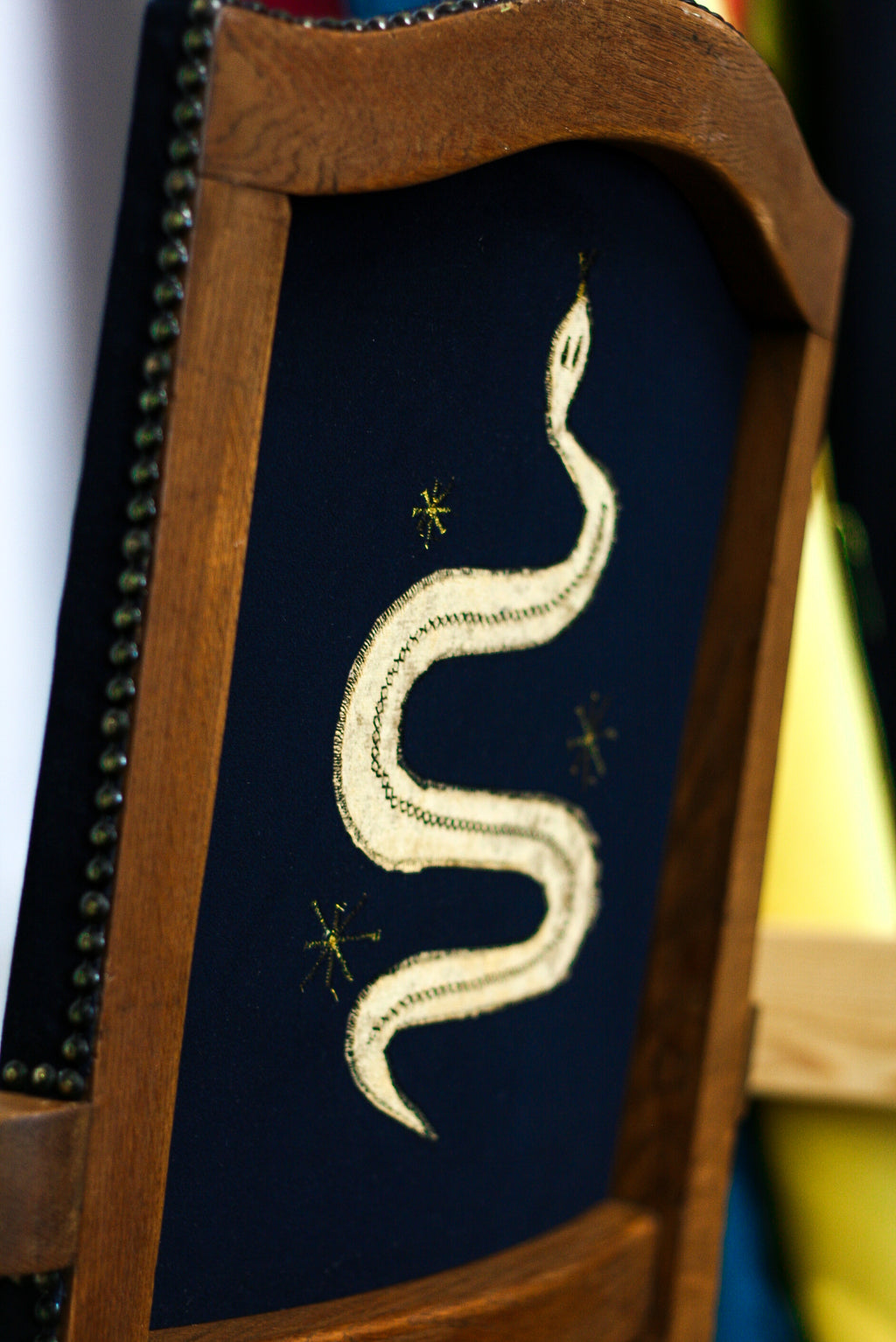 Astral Serpent Oak Chair
