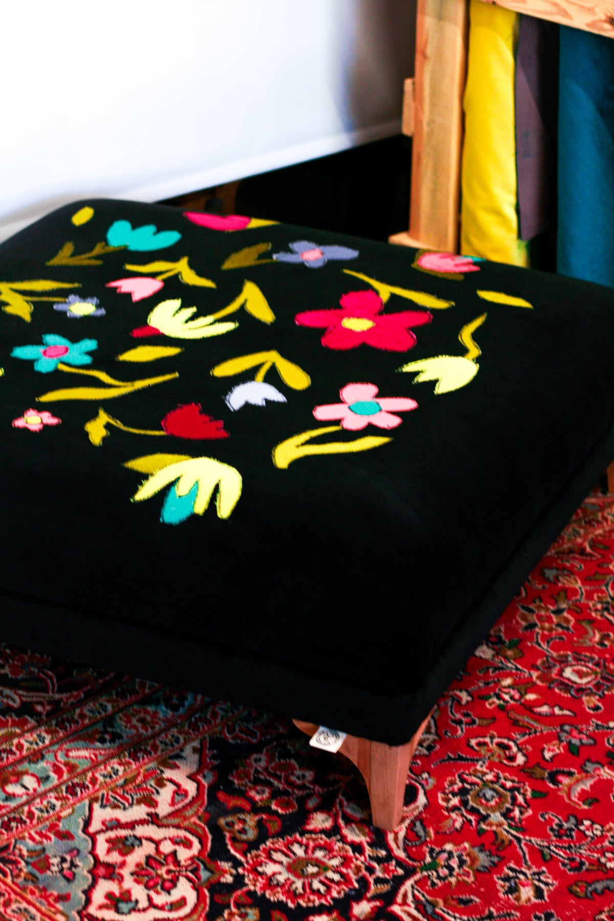 Wildflowers ottoman