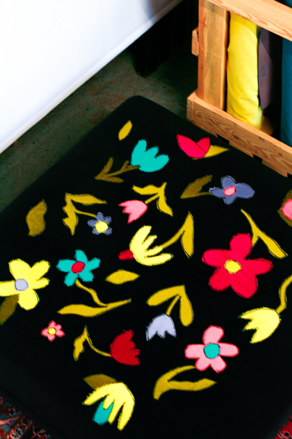 Wildflowers ottoman