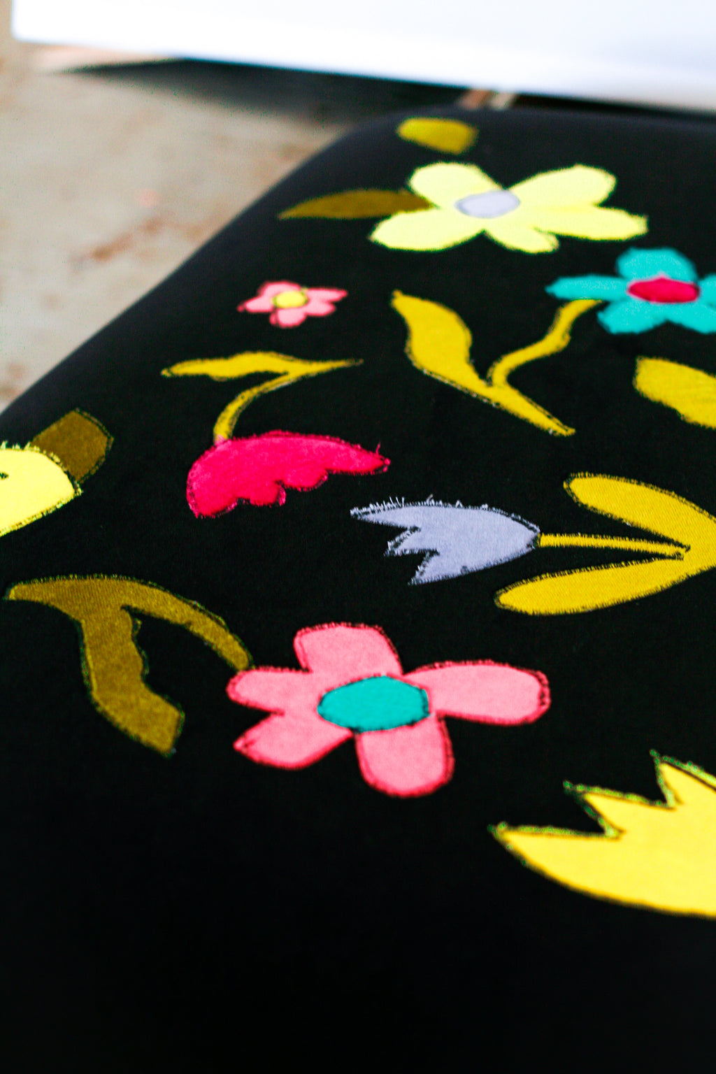 Wildflowers ottoman