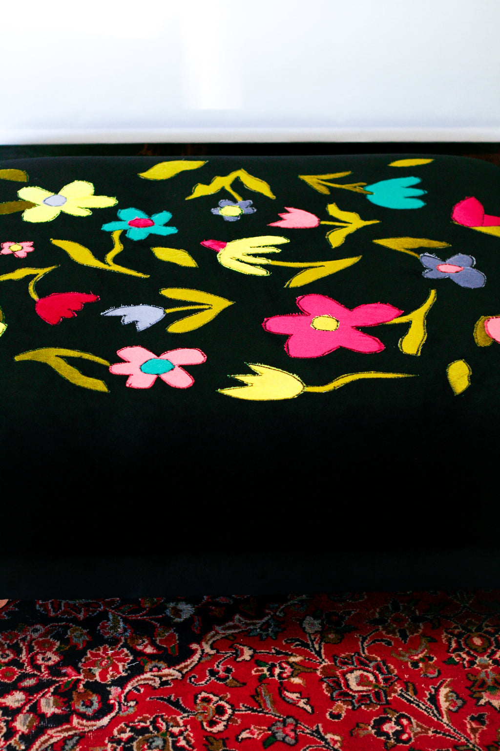 Wildflowers ottoman