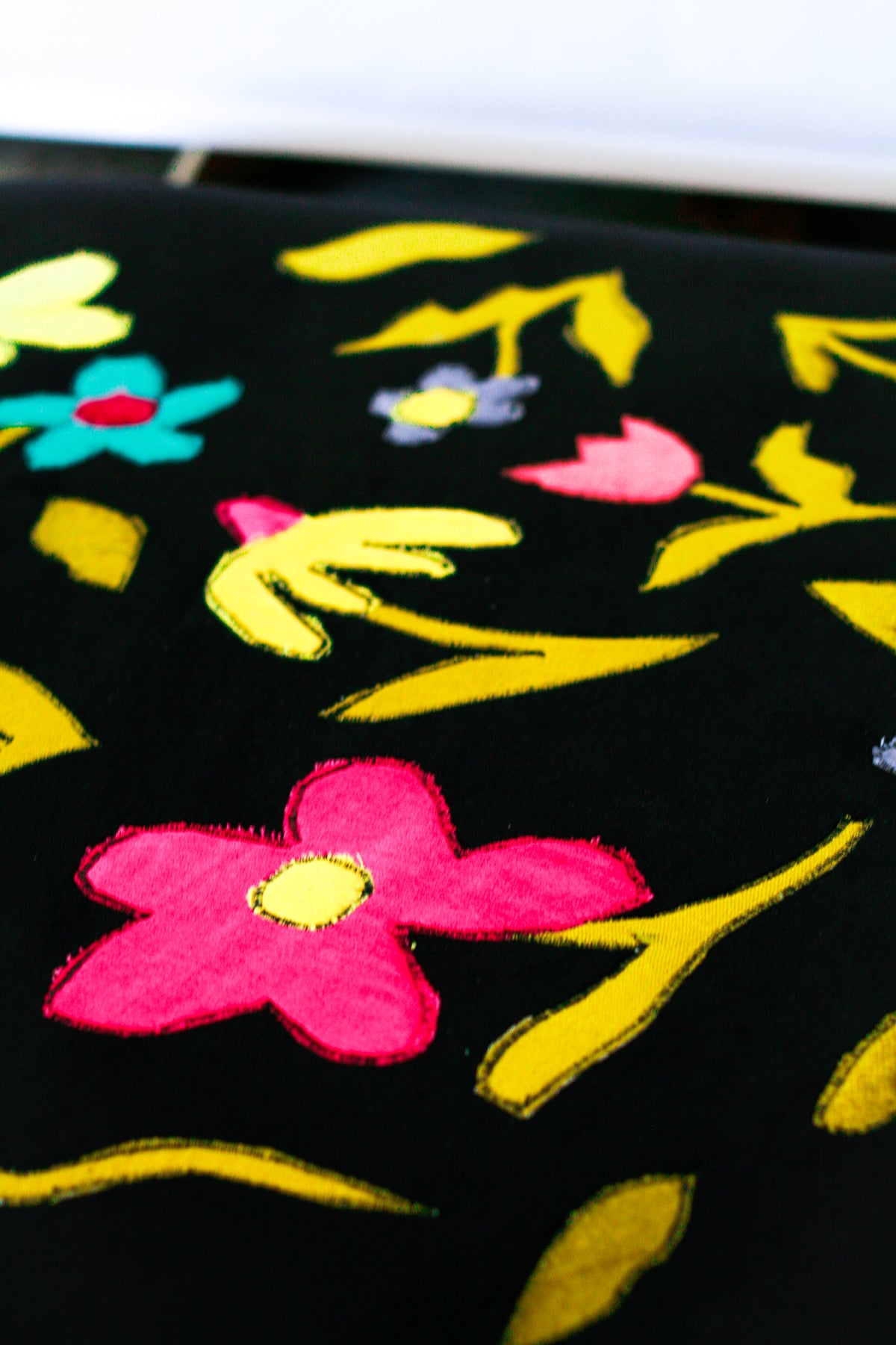 Wildflowers ottoman